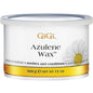 GiGi Azulene Wax 13 oz for hair removal by Pasteur Pharmacy, showing the blue-tinted wax in a jar.
