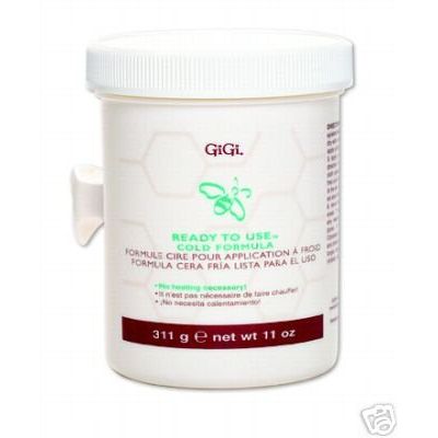Gigi Water Soluble Ready To Use Cold Hair Removal Paste in 11oz jar from Pasteur Pharmacy, suitable for professional use.