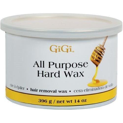 Gigi All Purpose Hard Wax in 14 oz jar, Pasteur Pharmacy hair removal wax for smooth skin and effective hair removal.