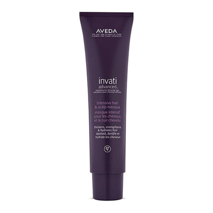 Aveda Invati Advanced Hair & Scalp Masque in 150ml/5oz jar, nourishing treatment for healthy hair and scalp.