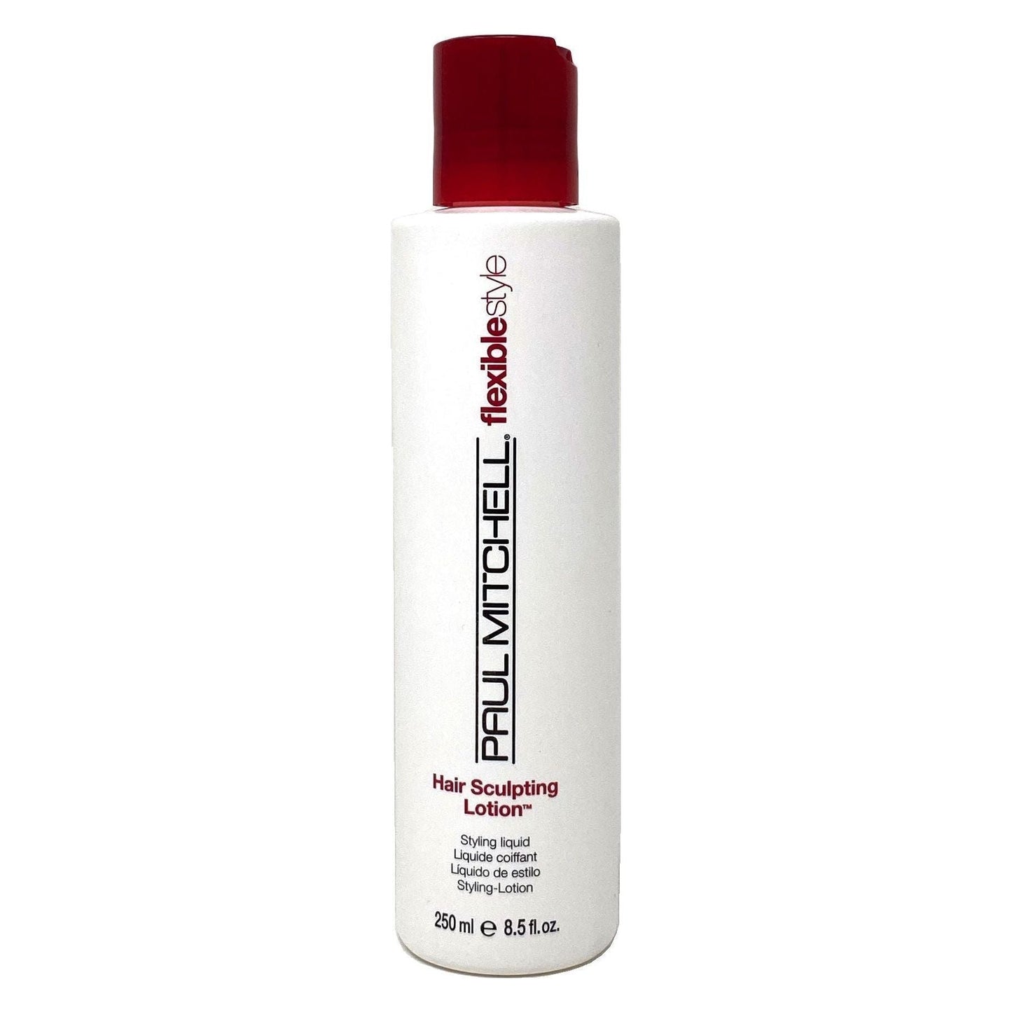 Paul Mitchell Hair Sculpt Lotion in 250ml bottle, designed for styling and shaping hair with natural, flexible hold.
