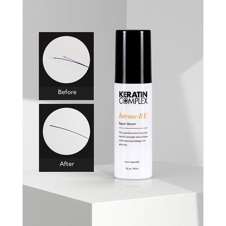 Coppola Keratin Complex Repair Therapy Ionic Intense RX Hair Serum, 3oz, smooths and strengthens damaged hair with nourishing formula