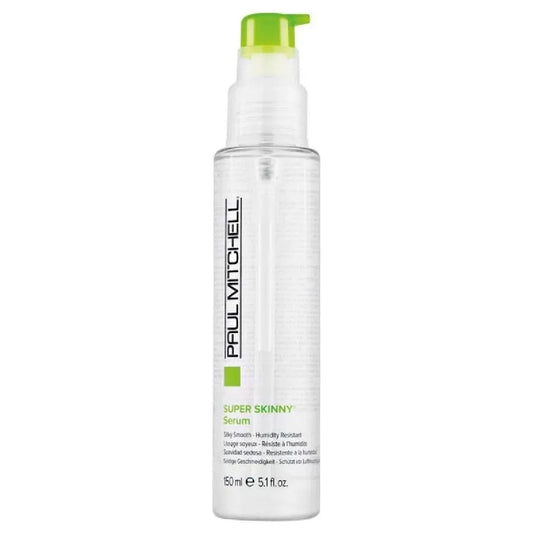 Paul Mitchell Super Skinny Hair Serum in 150ml bottle, smooths and conditions hair with a lightweight formula.
