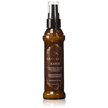 Marrakesh Kahm Smoothing Treatment in 2oz bottle, Pasteur Pharmacy hair smoothing treatment for frizz and sleek hair.