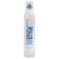 Keratin Complex Style Therapy Flex Flow Finish Hair Spray by Pasteur Pharmacy, 10.2 oz, with a spray nozzle and clear label.