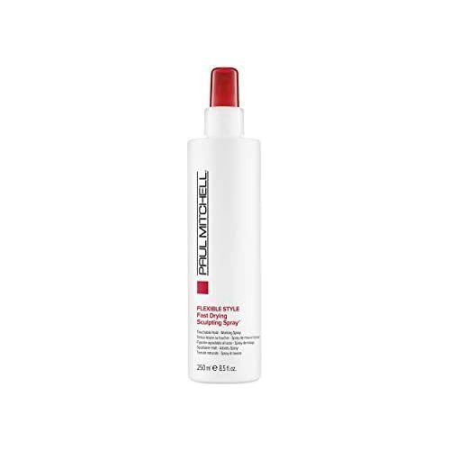 Paul Mitchell Flexible Style Fast Drying Sculpting Spray hair spray in an 8.5 oz bottle, shown on a plain background.