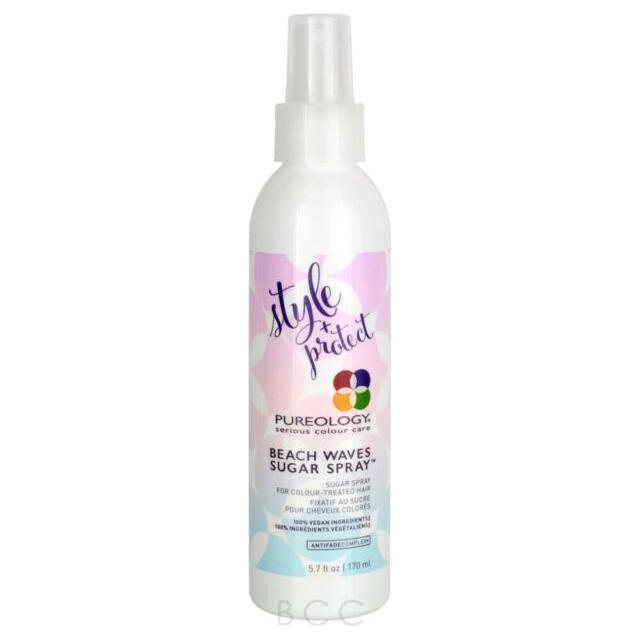 Pureology Beach Waves Sugar Spray 5.7oz hair spray for textured, tousled beach wave hairstyle with natural shine and hold.