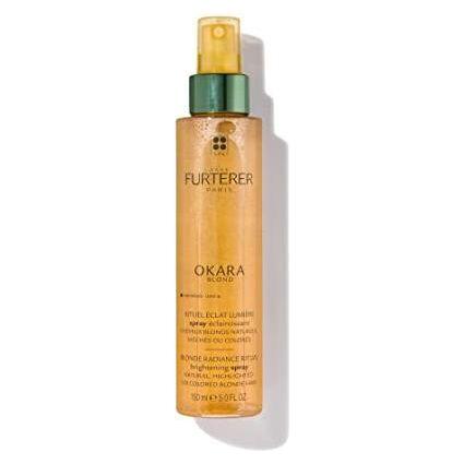 Rene Furterer OKARA Blond brightening spray in 150 ml bottle, hair spray for luminous blonde hair, natural and lightweight.