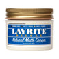 Layrite Deluxe Natural Matte Hair Styling Cream with medium hold and matte finish, 4.25oz container.