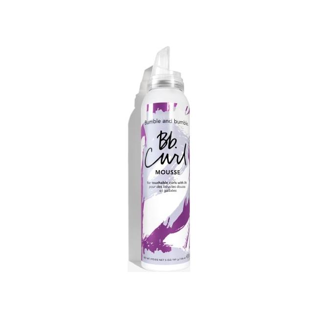 Bumble and Bumble Curl Mousse for hair, 5 oz, styling product with lightweight foam for defining curls and adding volume.