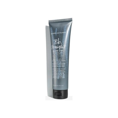 Bumble & Bumble Straight Blow Dry hair styling product in 5 oz bottle, featuring sleek packaging and applicator nozzle.