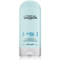 L'Oreal Shine Curl Enhancing Milk 5 oz bottle, hair styling product with smooth, shiny curls, shown in a clear bottle with a pump dispenser.