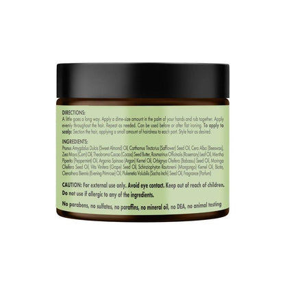 Mielle Rosemary Mint Pomade-to-Oil Hair Quencher, 5 oz, a styling product for scalp and hair with mint and rosemary scent