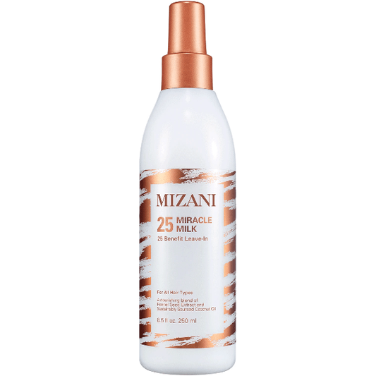 Mizani Thermelastic Leave-In Hair Styling Product in 237ml bottle, used for defining and elongating curls and waves.