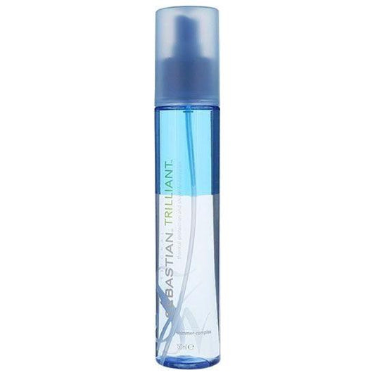 Sebastian Trilliant Thermal Protection Shimmer Complex hair styling product 150ml bottle with sleek packaging