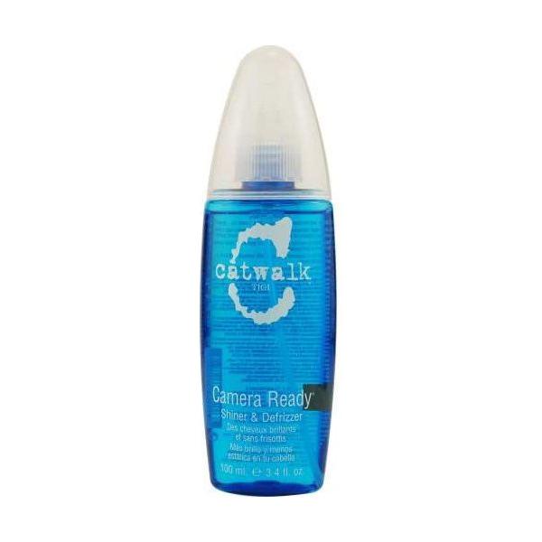 Tigi Catwalk Camera Ready Shiner and Defrizzer in 100ml bottle, hair styling product for shine and frizz control