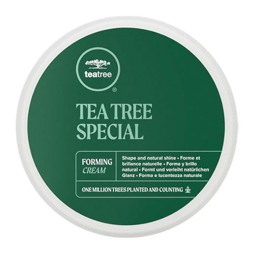 Paul Mitchell Tea Tree Special Grooming Pomade in 3 oz jar, hair styling product with a green label and gel-like texture inside the jar.