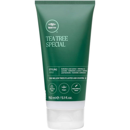 Paul Mitchell Tea Tree Special Styling Wax in 5.1 oz jar, hair styling product with tea tree for a fresh, flexible hold.