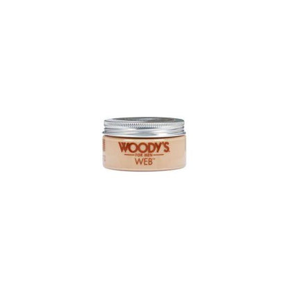 Woody's For Men Pomade in 3.4 oz jar, a hair styling product for men with a classic pomade formula and natural shine.