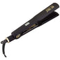 Hot Tools 1 1/4 inch Black Gold digital salon flat iron for hair styling, with sleek black and gold finish.