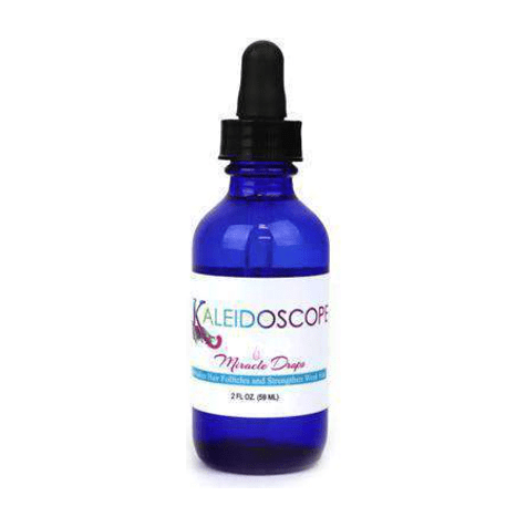 Pasteur Pharmacy Kaleidoscope Miracle Drops hair treatment bottle with dropper, designed to revitalize hair follicles and strengthen weak hair.