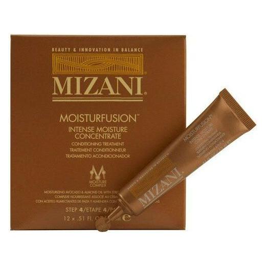 Mizani Renew Strength reconstructing hair treatment capsules, 12-count, with 0.51 fl oz each, for strengthening damaged hair.