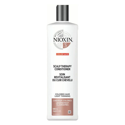 Nioxin Scalp Therapy System 3 chemically enhanced hair treatment bottle, 16.9 fl oz, for scalp and hair health.