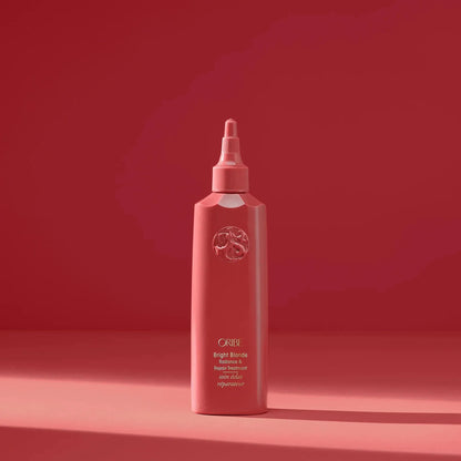 Oribe Bright Blonde Radiance & Repair Hair Treatment in 125ml bottle, designed to enhance blonde hair and restore shine.