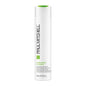 Paul Mitchell Smoothing Super Skinny Daily Hair Treatment in 10.14 oz bottle, showcasing sleek hair and professional packaging.