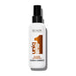 Revlon Uniq One Coconut Hair Treatment 5.1 oz bottle, showing the product label and packaging for nourishing hair care.