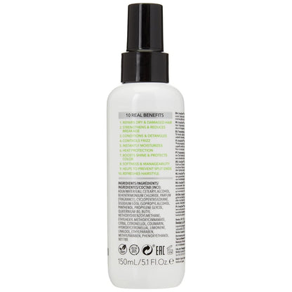 Revlon Uniq One Green Tea Hair Treatment bottle, 150ml, featuring green tea formula for nourishing all-in-one hair care.