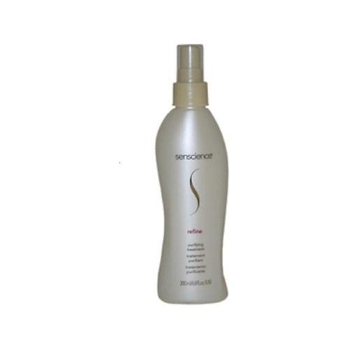 Senscience Refine Purify Hair Treatment in a 6.8 oz bottle, designed to cleanse and purify hair for a healthy look.