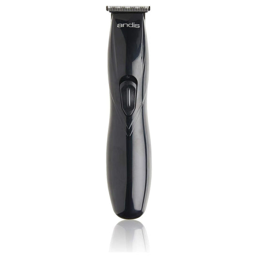 Andis SlimLine Pro Li T-Blade Hair Trimmer in black, professional grooming tool with precision T-blade for barbering and styling.