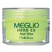 Molto Bene Mat Wax hair wax by Pasteur Pharmacy in 1.76 oz container, featuring herbal-ex scent and matte finish.