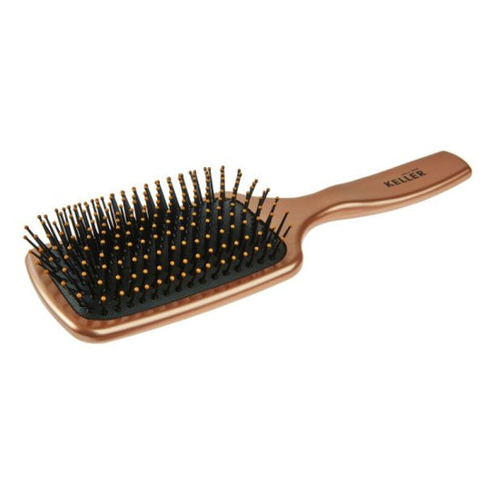 Keller Cooper Line XL paddle hairbrush from Pasteur Pharmacy with wide, flat bristles for detangling and styling hair.