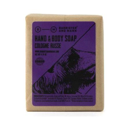 Pasteur Pharmacy Barrister & Mann Hand & Body Soap Collection featuring various scented soaps in elegant packaging.