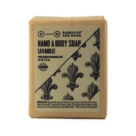 Pasteur Pharmacy Barrister & Mann Hand and Body Soap collection featuring various scented soaps in elegant packaging.