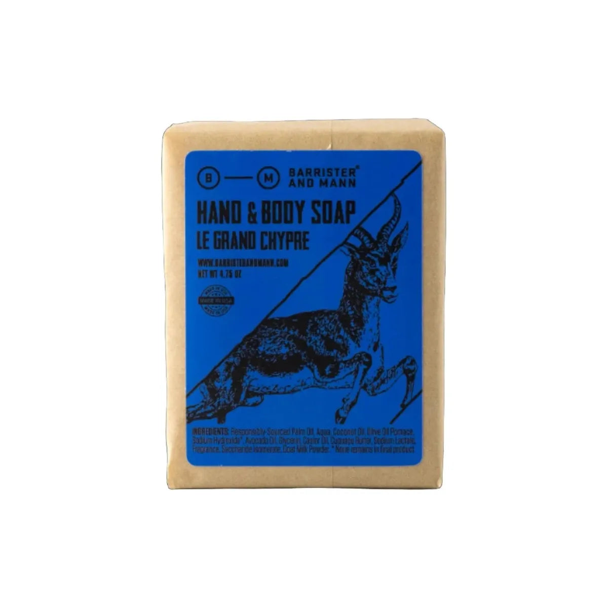 Pasteur Pharmacy Barrister & Mann Hand & Body Soap Collection featuring various scented soap bars and packaging.