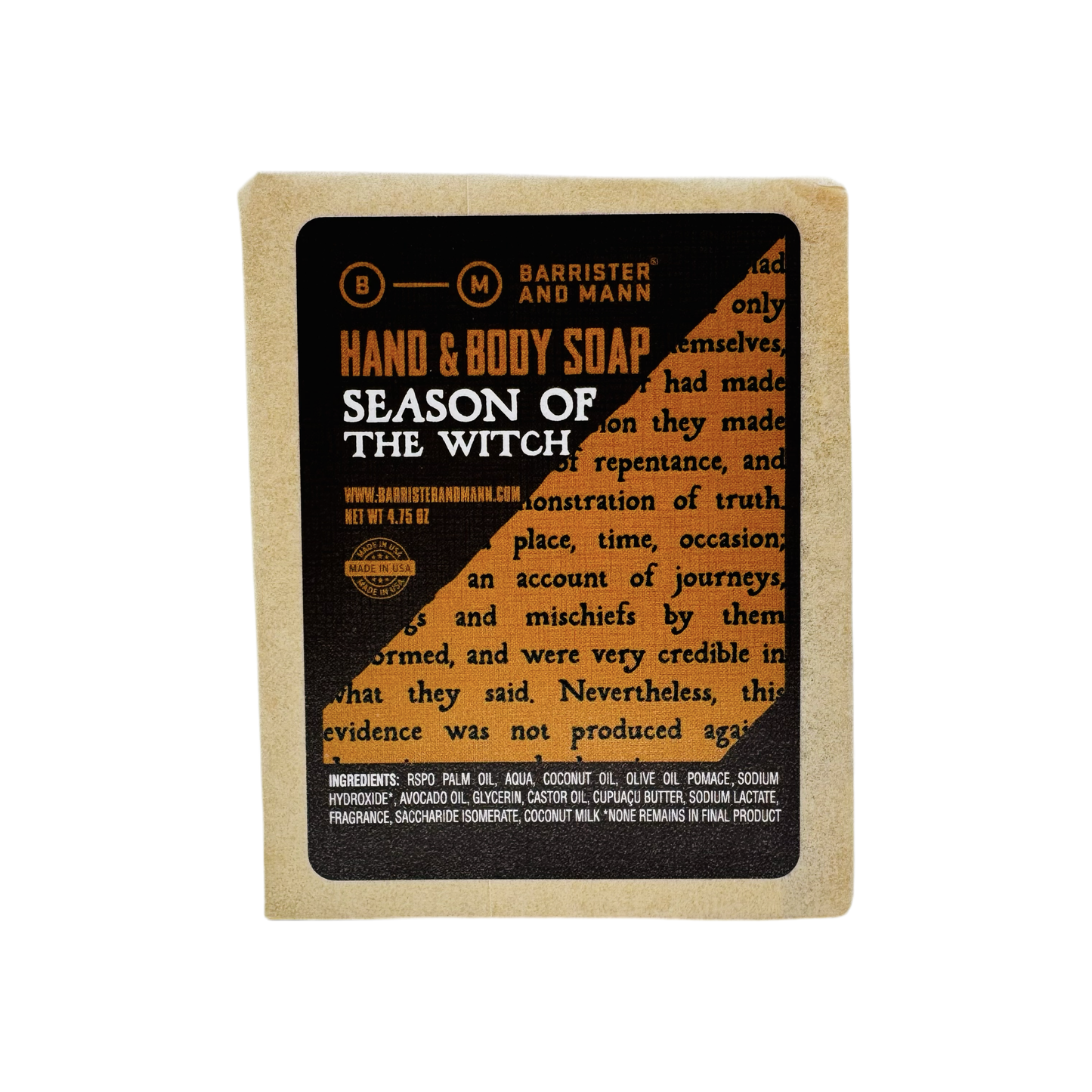 Pasteur Pharmacy Barrister & Mann Hand & Body Soap Collection featuring various scented soap bars with elegant packaging.