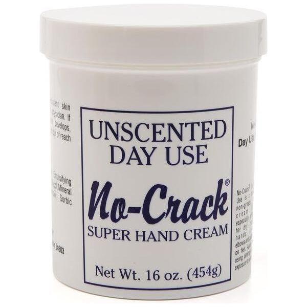 Dumont No-Crack Hand Cream by Pasteur Pharmacy in 16 oz unscented lotion bottle, designed for daily hand moisture and skin repair.