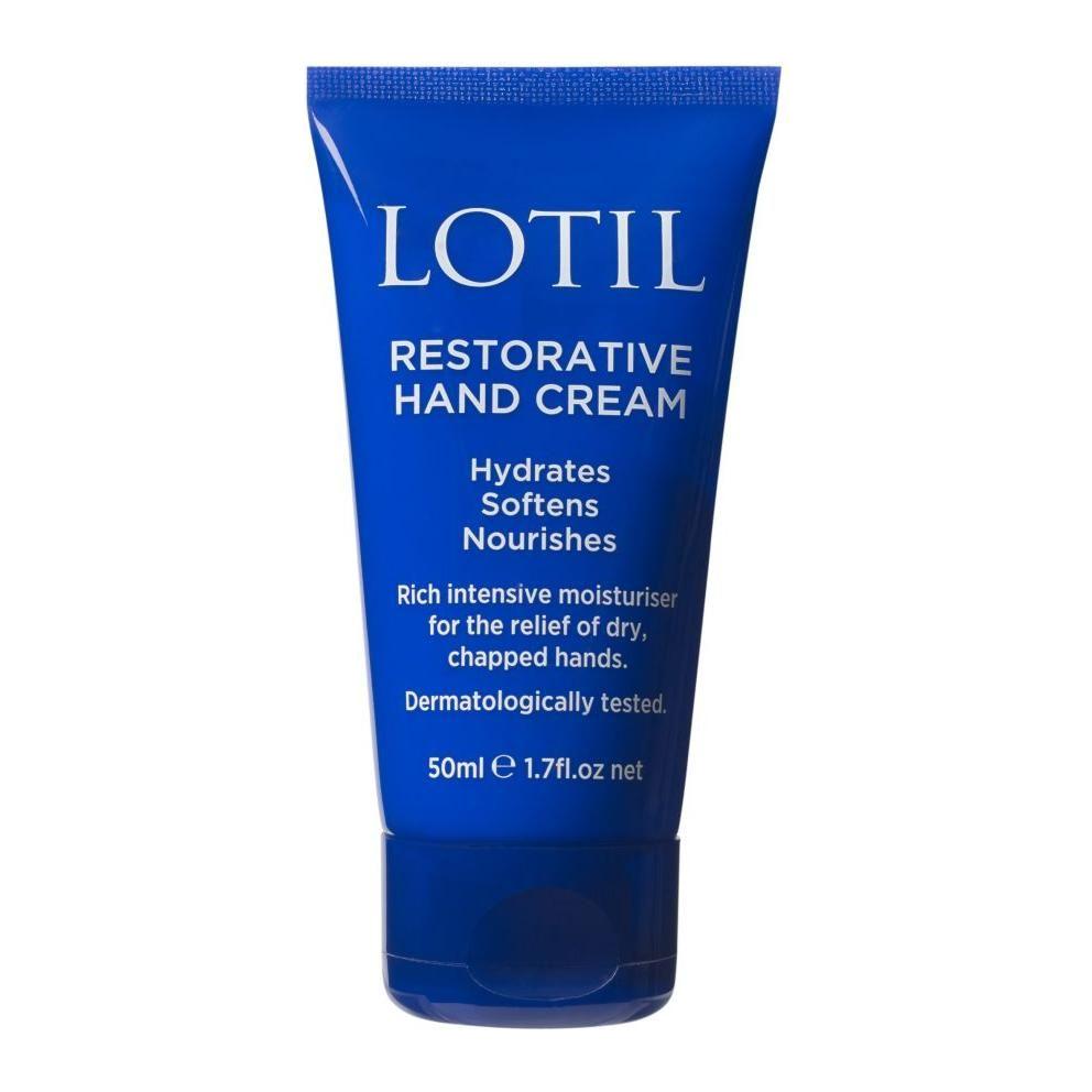 Pasteur Pharmacy Lotil Restorative Hand Cream 50ml, nourishing moisturizer for dry and damaged hands.