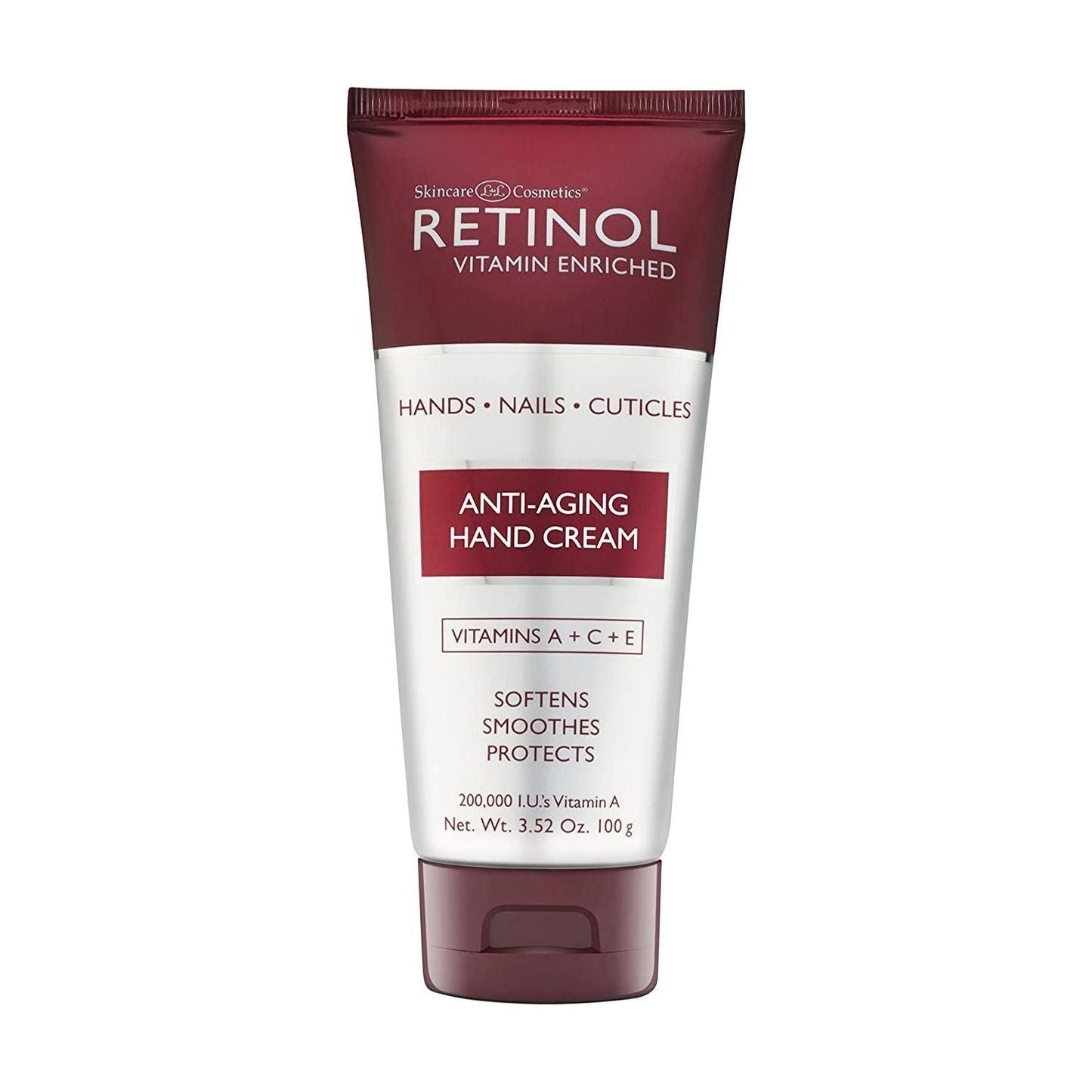 Pasteur Pharmacy Retinol Anti-aging Hand Cream in 100ml tube, smooth hand cream for youthful skin and anti-aging benefits.