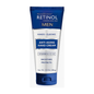 Retinol Men anti-aging hand cream in 3.4 oz tube by Pasteur Pharmacy, showing creamy texture and packaging.