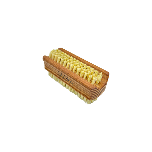 Dural plywood hand and nail brush by Pasteur Pharmacy with Tampico fiber, featuring 4/6 rows for cleaning and grooming.