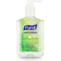 Pasteur Pharmacy Purell Naturals Advanced Hand Sanitizer pump bottle, 8 oz, with clear label and pump dispenser.