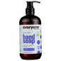 Everyone Lavender Coconut Hand Soap in a 12.75 fl oz bottle, featuring a clear pump dispenser and lavender coconut scent.