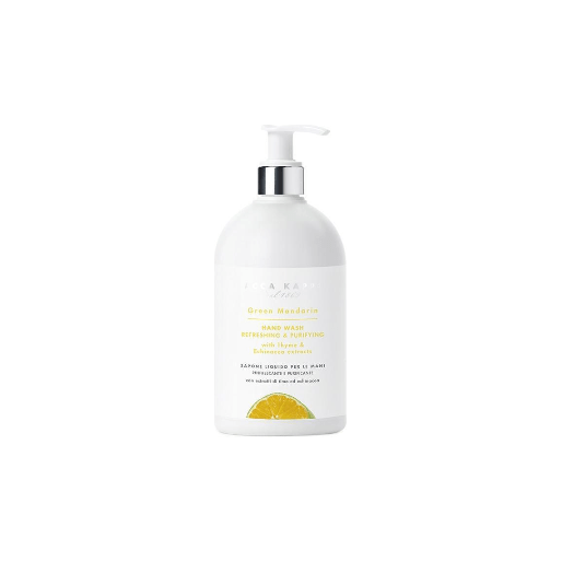 Acca Kappa Green Mandarin Hand Wash in 300 ml bottle with a sleek design and green label, suitable for hand cleansing.