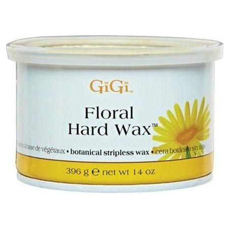 Gigi Hard Wax with Floral Passions in a 14 oz jar, Pasteur Pharmacy, ready for waxing treatments.