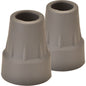 Gray Nova Crutch Tips by Pasteur Pharmacy, designed for sturdy support and durability in medical crutch accessories.