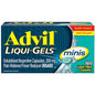 Advil Pain Reliever and Fever Reducer minis liquid-filled capsules in blister pack, 200 mg, by Pasteur Pharmacy.